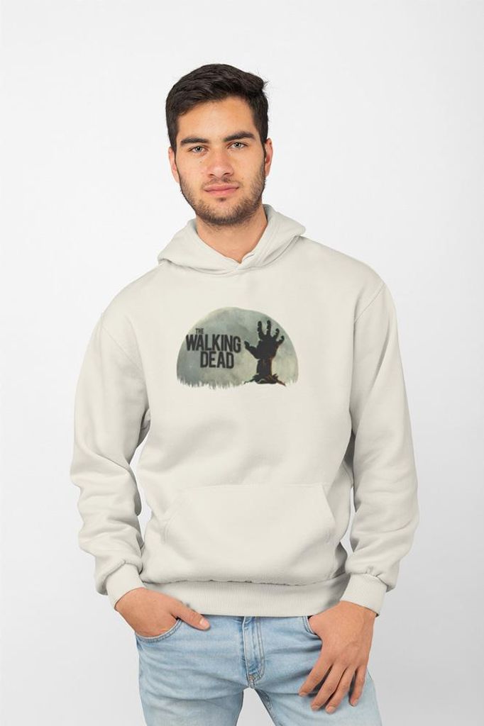 D&B Uni Hoodie MO00076 Walking Dead Creme-Größe XL