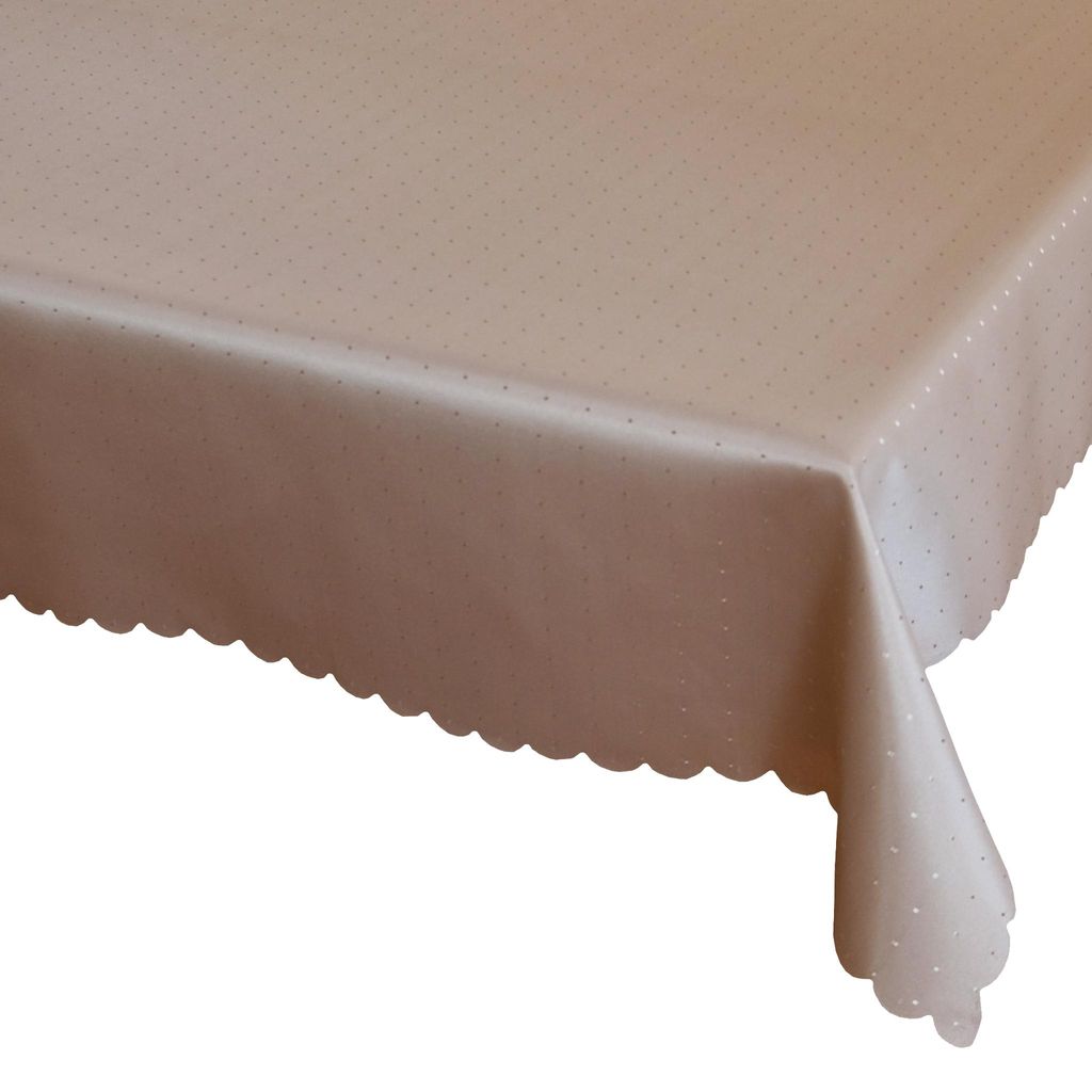 Tafelkleed van 110 x 140 cm in lichtbruin, geschikt voor Productafbeelding 