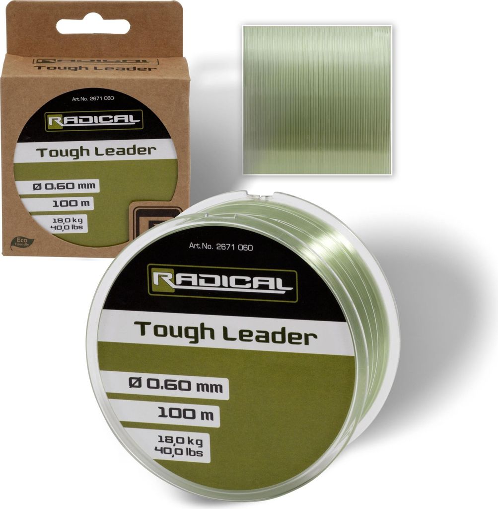 Radical Tough Leader Mono Schlagschnur Ø 0,60mm 100m 18kg