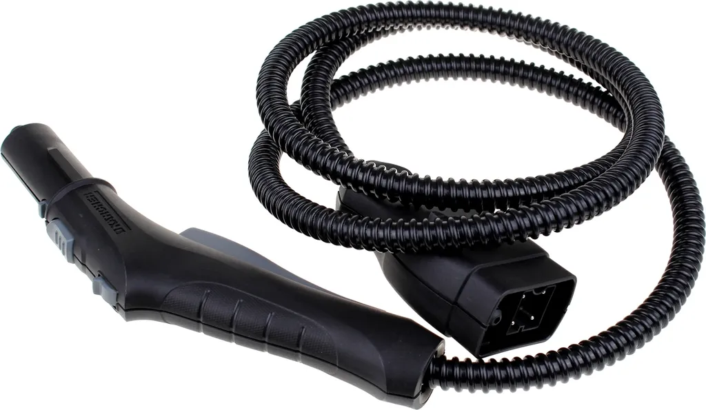 Réparer fuite vapeur Kärcher avec ce flexible de rechange noir et gris