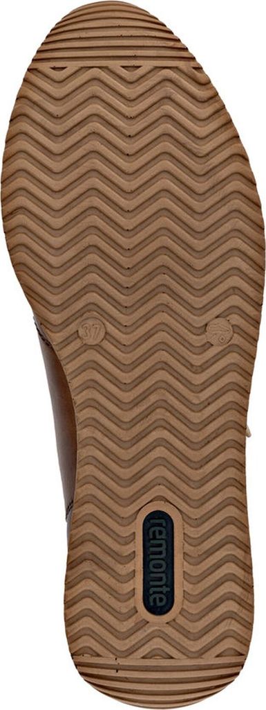 Remonte Damen Leder Sneaker der Allrounder mit loser Einlage & Microvelour D0H11, Größe:40 EU, Farbe:Braun