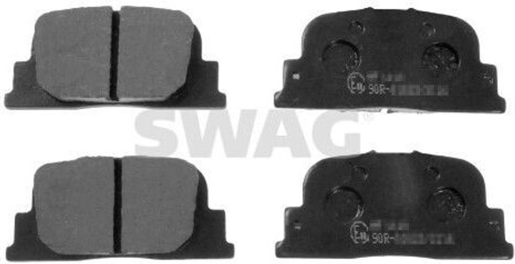 SWAG Bremsbeläge Satz Hinten Bremsklötze für TOYOTA PRIUS Liftback (NHW20) 33 10 6372