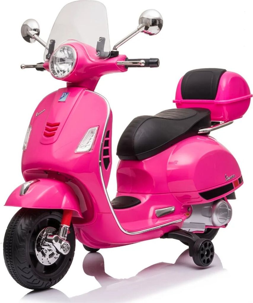 Kinder-Elektroroller 6V - Vespa GT - 3 bis 6 Jahre - mit Scheinwerfer - Rosa