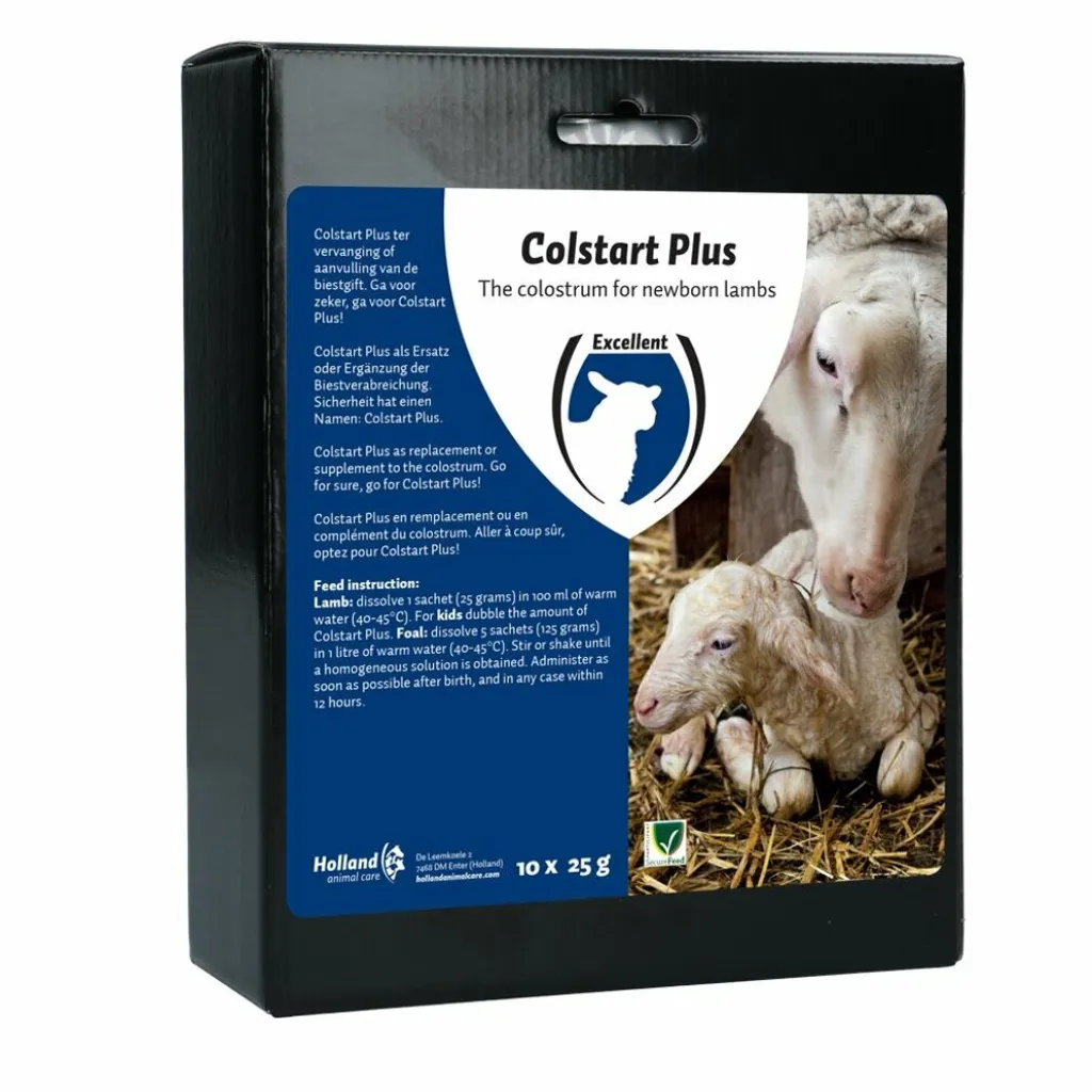 Colostro in Polvere Colstart Plus 10x25g | Energia Immediata Animali
