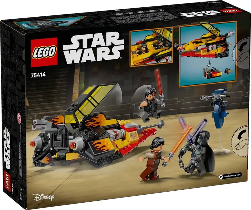 LEGO Star Wars 75414 Snowspeeder Enflammé : Idée Cadeau Noël et Anniversaire