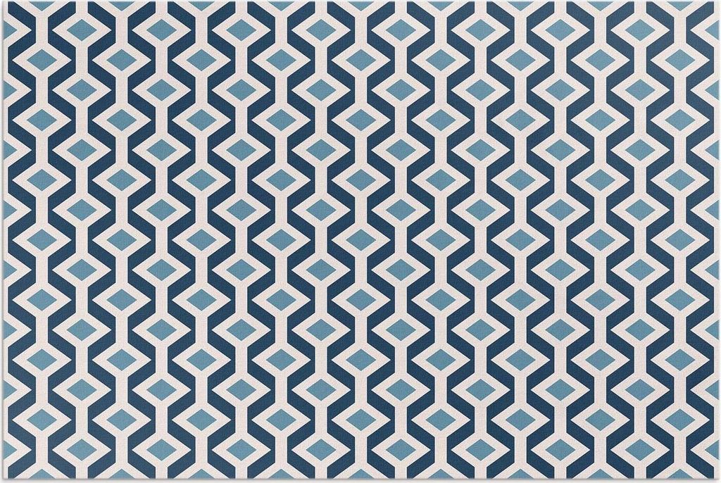 Geometrisches Muster eines Musters – Vinylteppich – 150x225 cm – Outdoor Teppich – Terrasse – Wetterfest – Modern