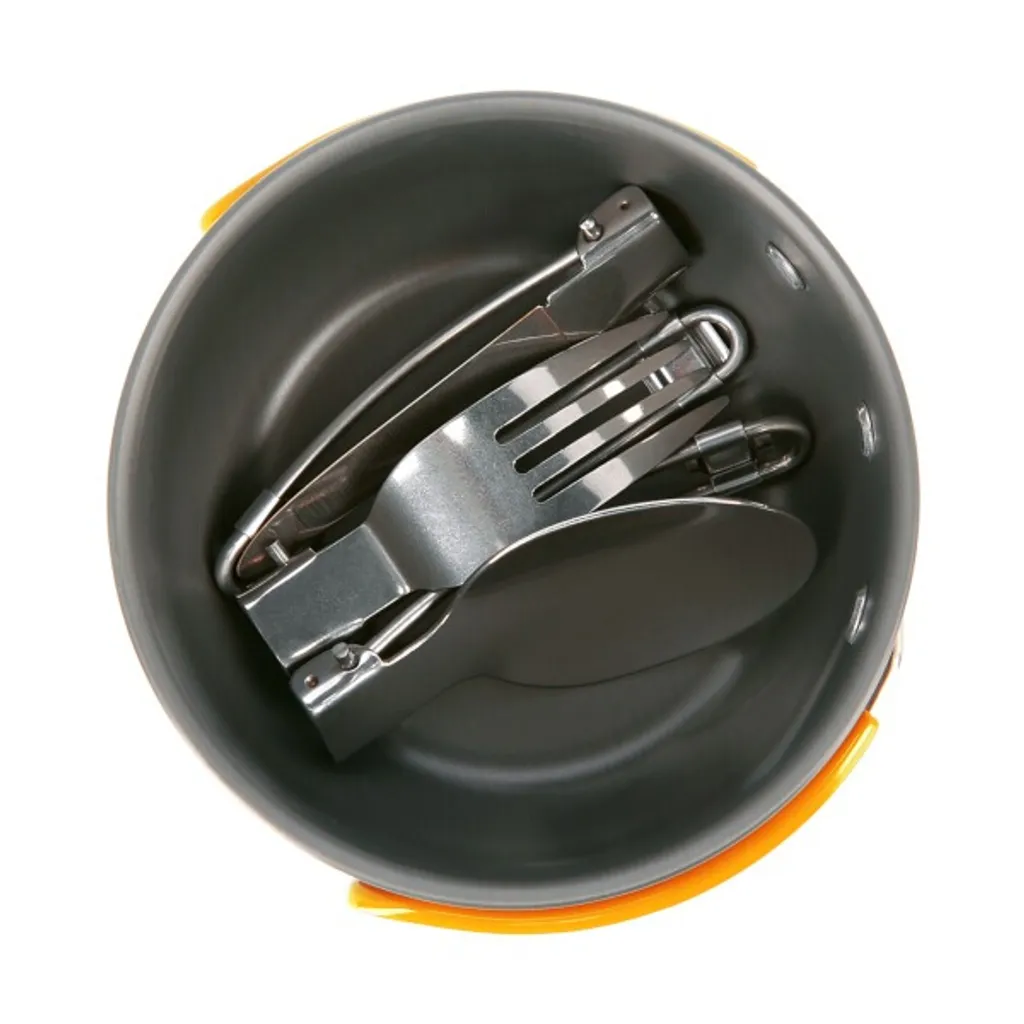 Set de cuisson de camping avec casseroles et couverts NILS Camp