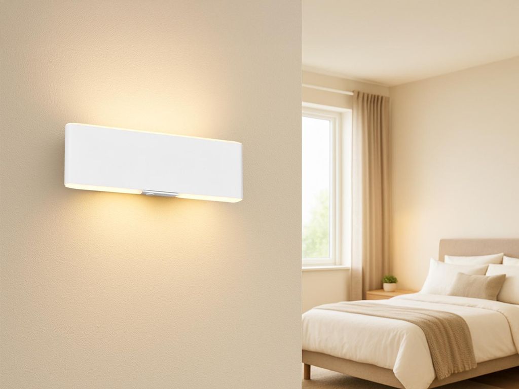 LED Akku Wandleuchte kabellos ohne Stromanschluss per USB Produktbild 