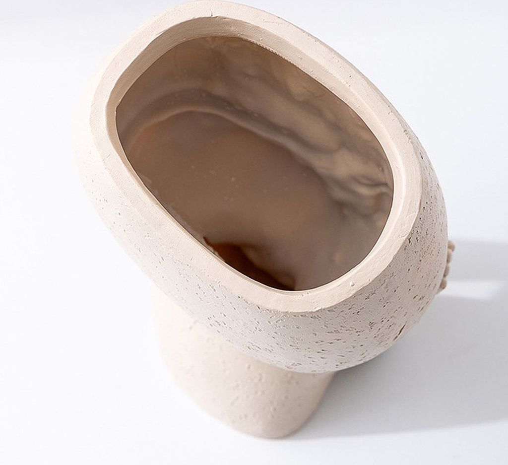 Pwshymi Harz-Schädel Blumentopf – Skurriler Pflanzentopf 16,5x11,5x11 Cm Für Deko Oder Halloween