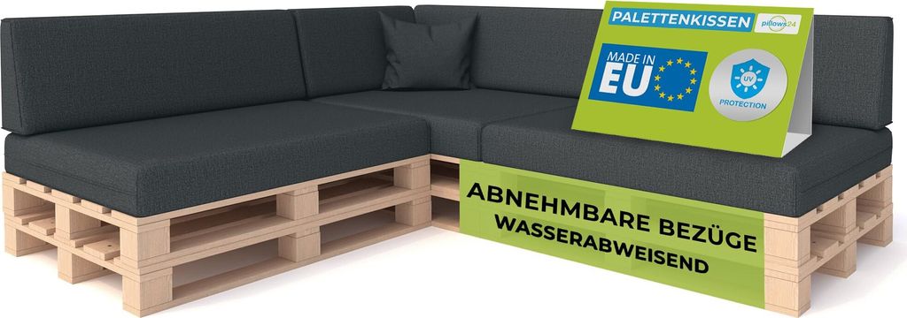 Pillows24 - Polštáře na palety s odnímatelným potahem - Obrázek produktu 