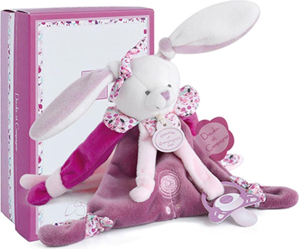 Set regalo Doudou - Giocattolo con portaciuccio coniglio 17 Immagine del prodotto 
