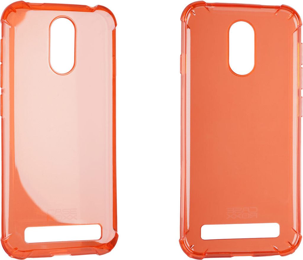caseroxx Schutz-Hülle TPU-Hülle kompatibel mit SPC Zeus 4G / Zeus 4G Pro, Gummi Handy Tasche rot