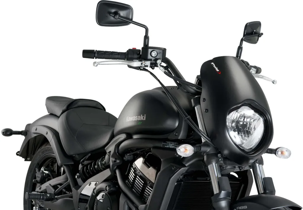 Carénage PUIG 21093J Anarchy KAWASAKI VULCAN S : Stop au vent frontal