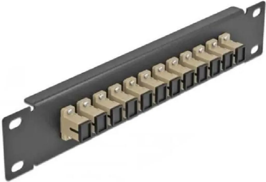 Organisez votre Fibre Optique 10 Pouces avec ce Panneau 12 Ports SC