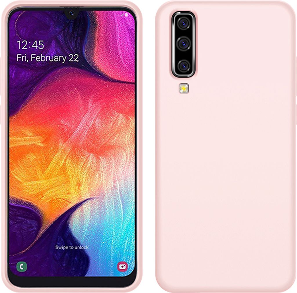 Galaxy A50s Hülle, LaimTop Slim Flüssig Silikon Soft Gel Gummi Stoßfest Kratzfest Schutzhülle für Samsung Galaxy A50 / A50S / A30S Rosa