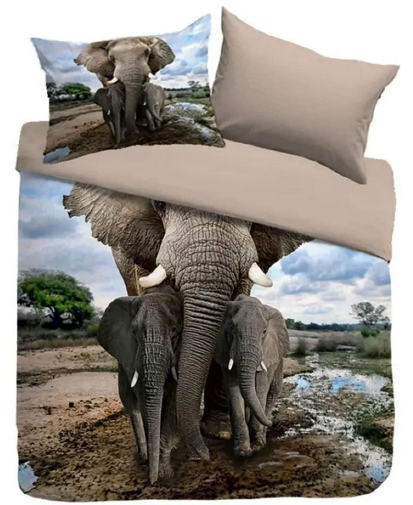 Sognamo Bio-Baumwoll Bettwäsche 135x200 cm – Modell Mumba Produktbild 