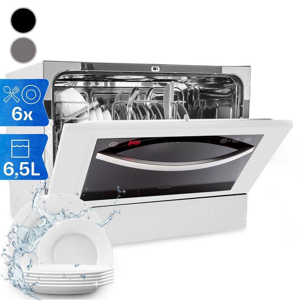 Klarstein Mini-Geschirrspüler für 6 Gedecke, Leiser Produktbild 