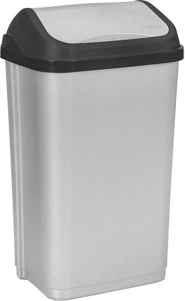 Grande Poubelle de Cuisine 50 Litres Swantje avec Couvercle Basculant