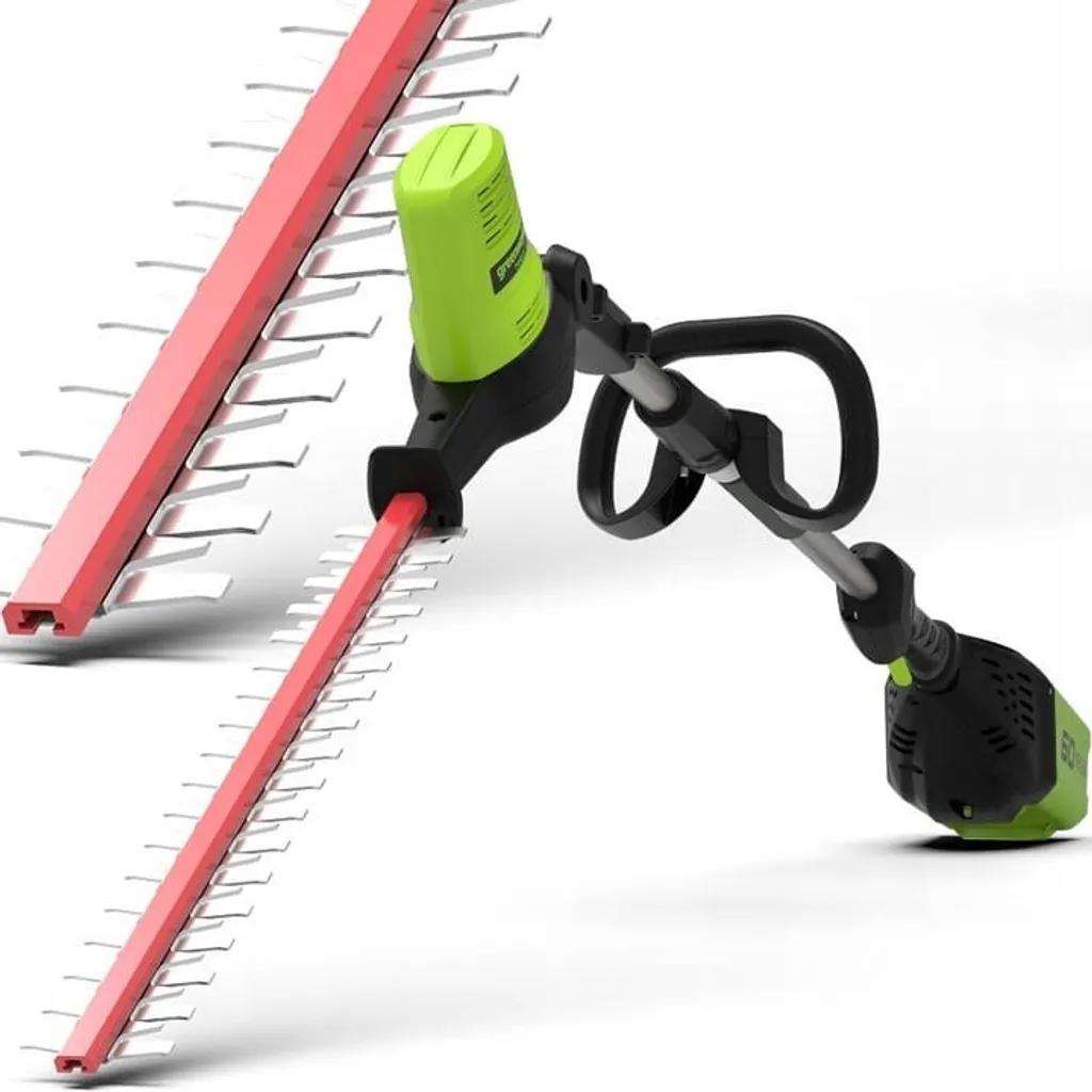 Taille-haie pour haies hautes Greenworks 60V GD60PHT51 idéal pour grands jardins - 3