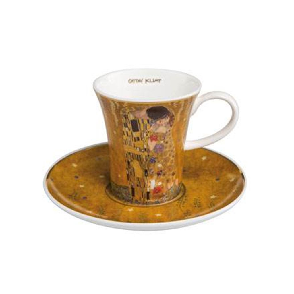 Goebel Klimt Šálka na espresso s podšálkou Kiss Obrázok produktu 