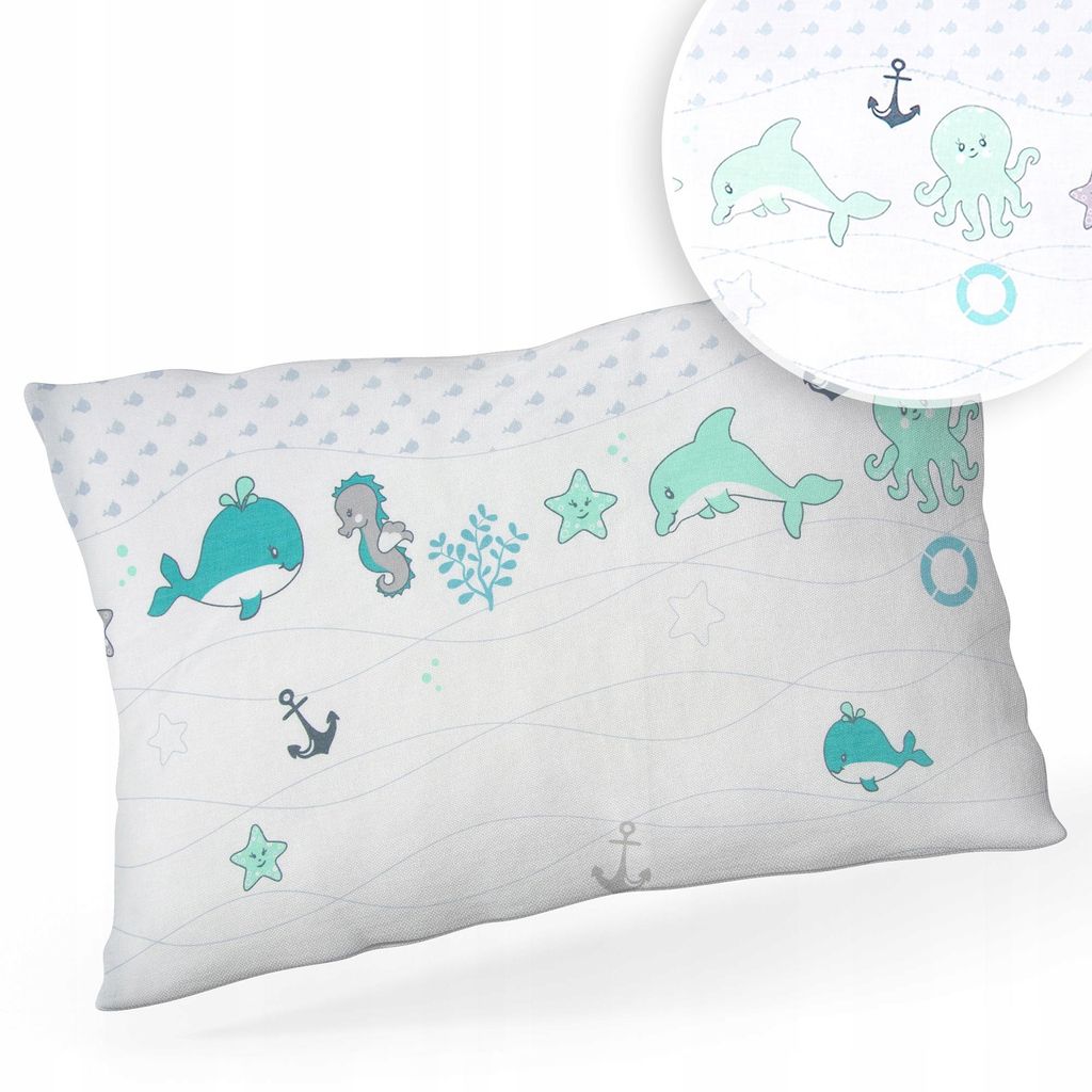 Kinder Kopfkissen 40x60 cm – Kleinkind Kissen – Antiallergisch – 100% Baumwolle