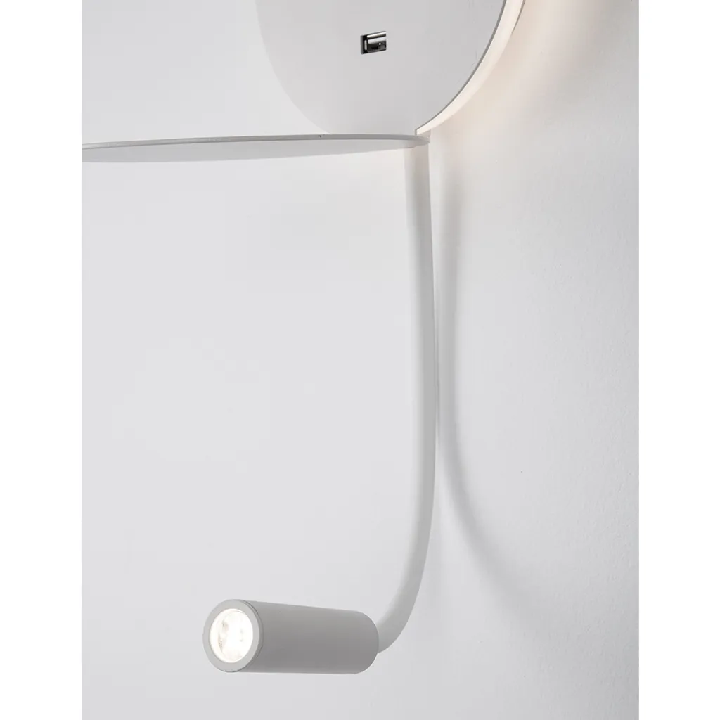 Lampe Murale LED Eclip avec Prise USB et Éclairage Douceur pour Lecture - 5