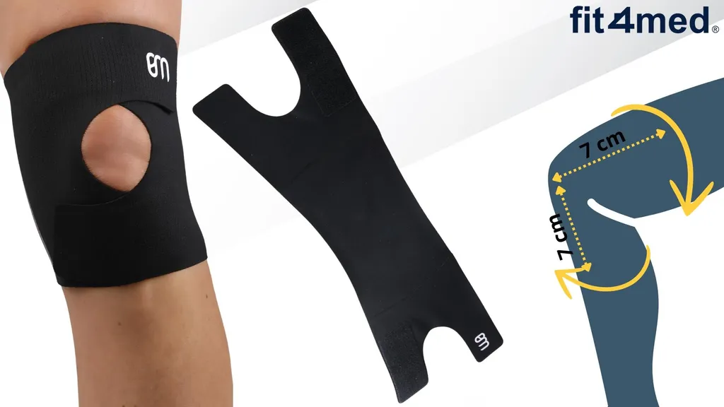 Stabilisateur Genou Élastique Noir Confortable - Ajustement 35-47 cm - 11