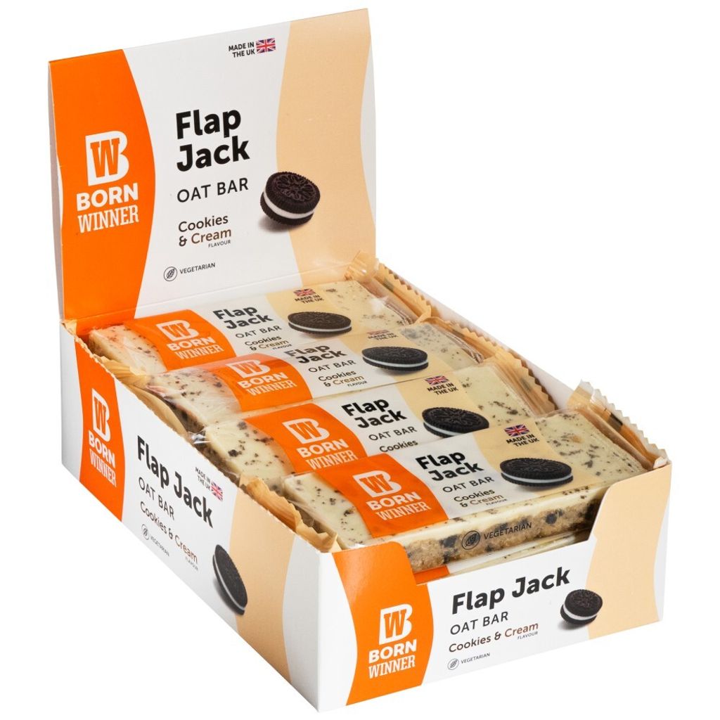 Born Winner | Flap Jack Oat Bar | with Topping Chocolate with coconut