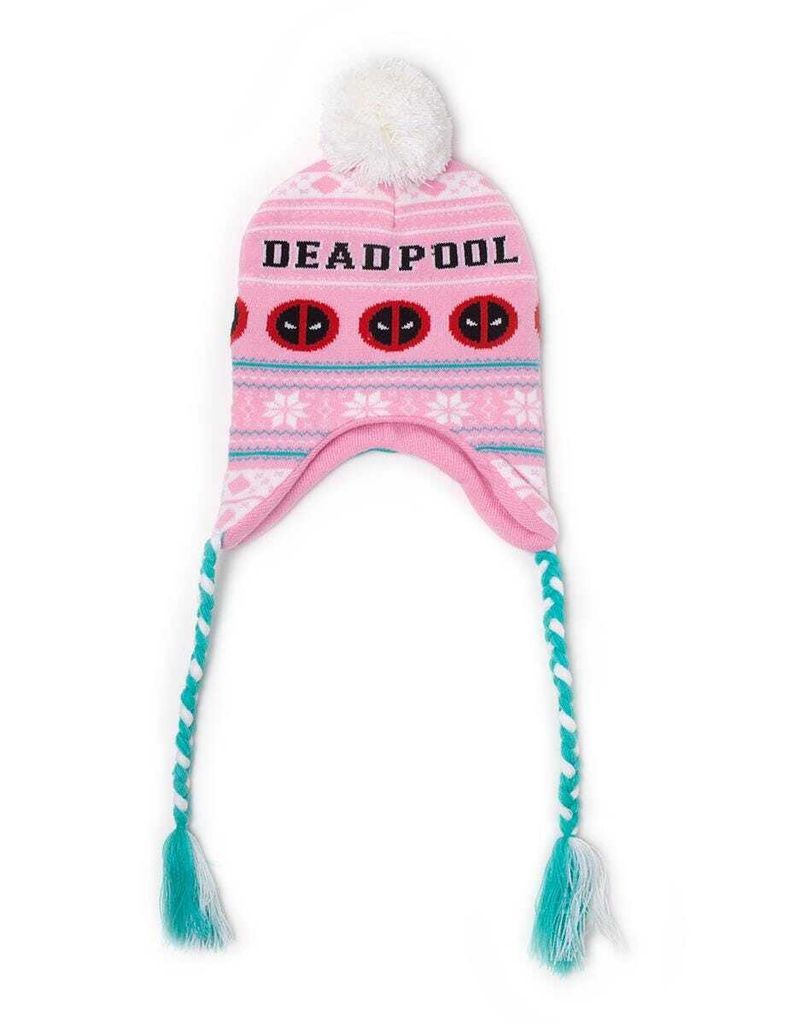 Deadpool - Pink Sherpa Beanie - Deadpool Classic Style Guide KC161533DED - (Headwear / Beanies)