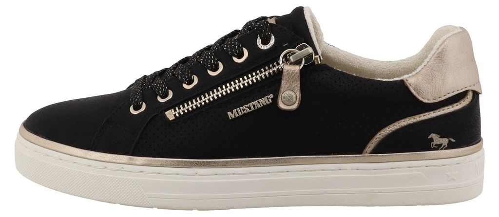 Mustang  Damenschuhe Schnürschuhe Sportive Schwarz Freizeit Productafbeelding 