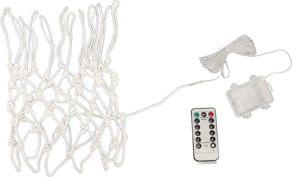 Filet de basket LED multicolore et télécommandé pour extérieur étanche IP65
