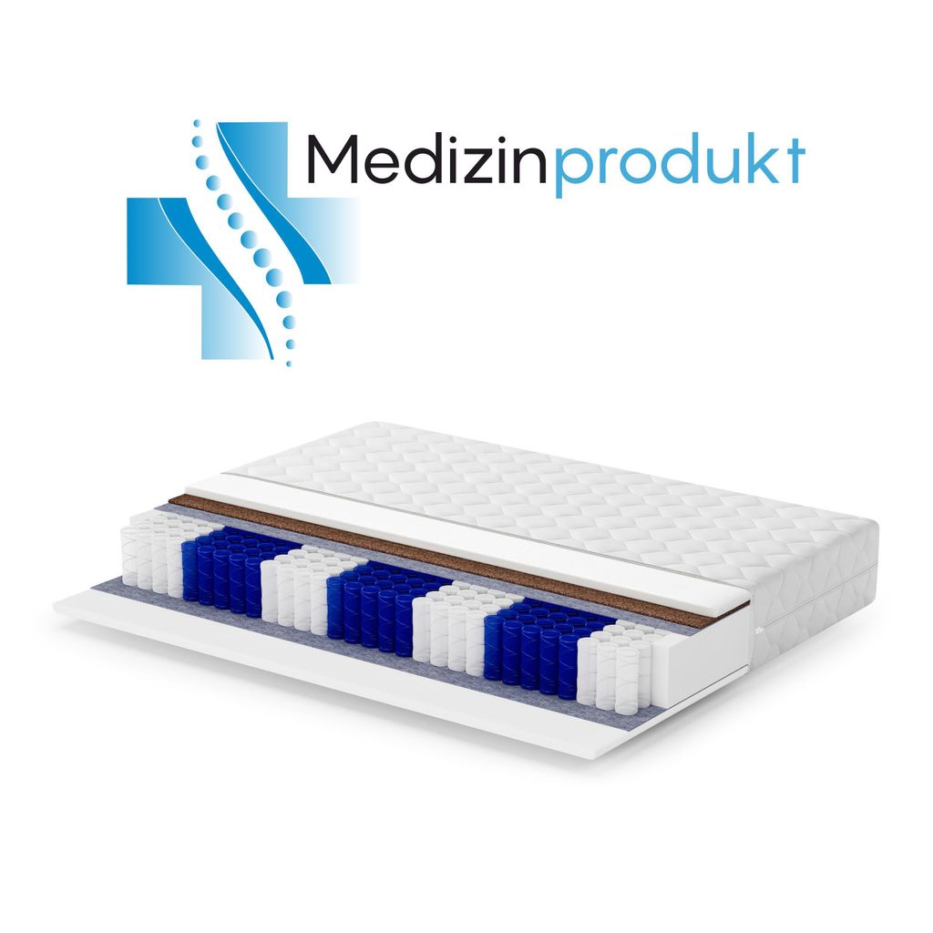 Matrace s kapslovými pružinami, rozměr 120x200 cm, MEDIRO Obrázek produktu 