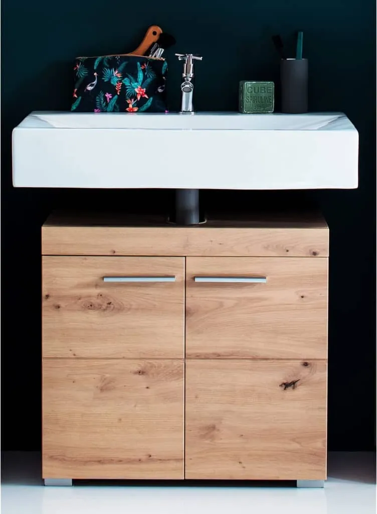 Mobile Bagno Rovere Nodoso Amanda Trendteam 60x56x34 cm Design - 12