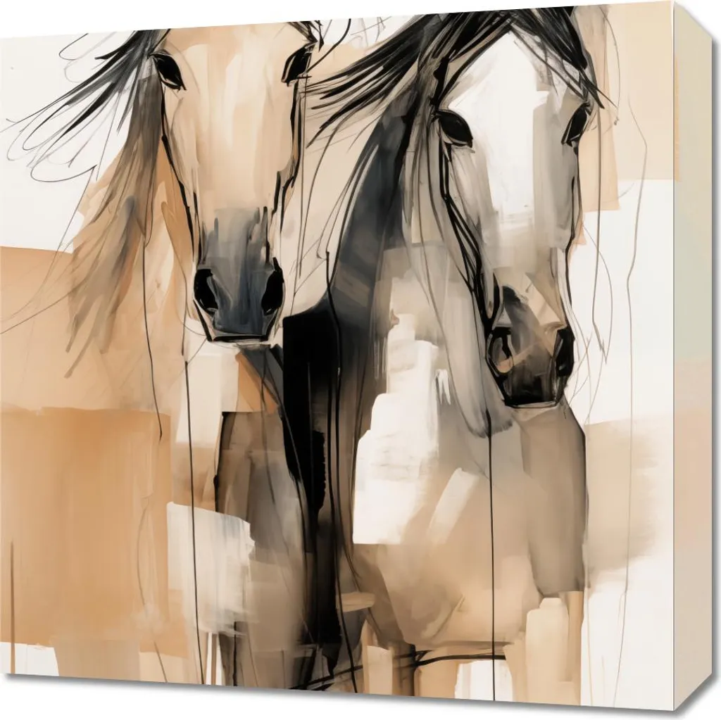 Quadro su Tela 50x50 cm Anime in libertà - Decorazione Parete Moderna