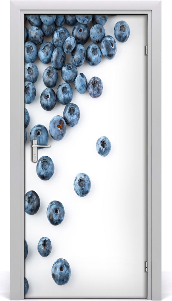 Tulup Türaufkleber 95x205 cm Dekorative Aufkleber Selbstklebend Wasserdichte Tapete Abnehmbar Schlafzimmer Wohnzimmer Wohnkultur - Preiselbeeren