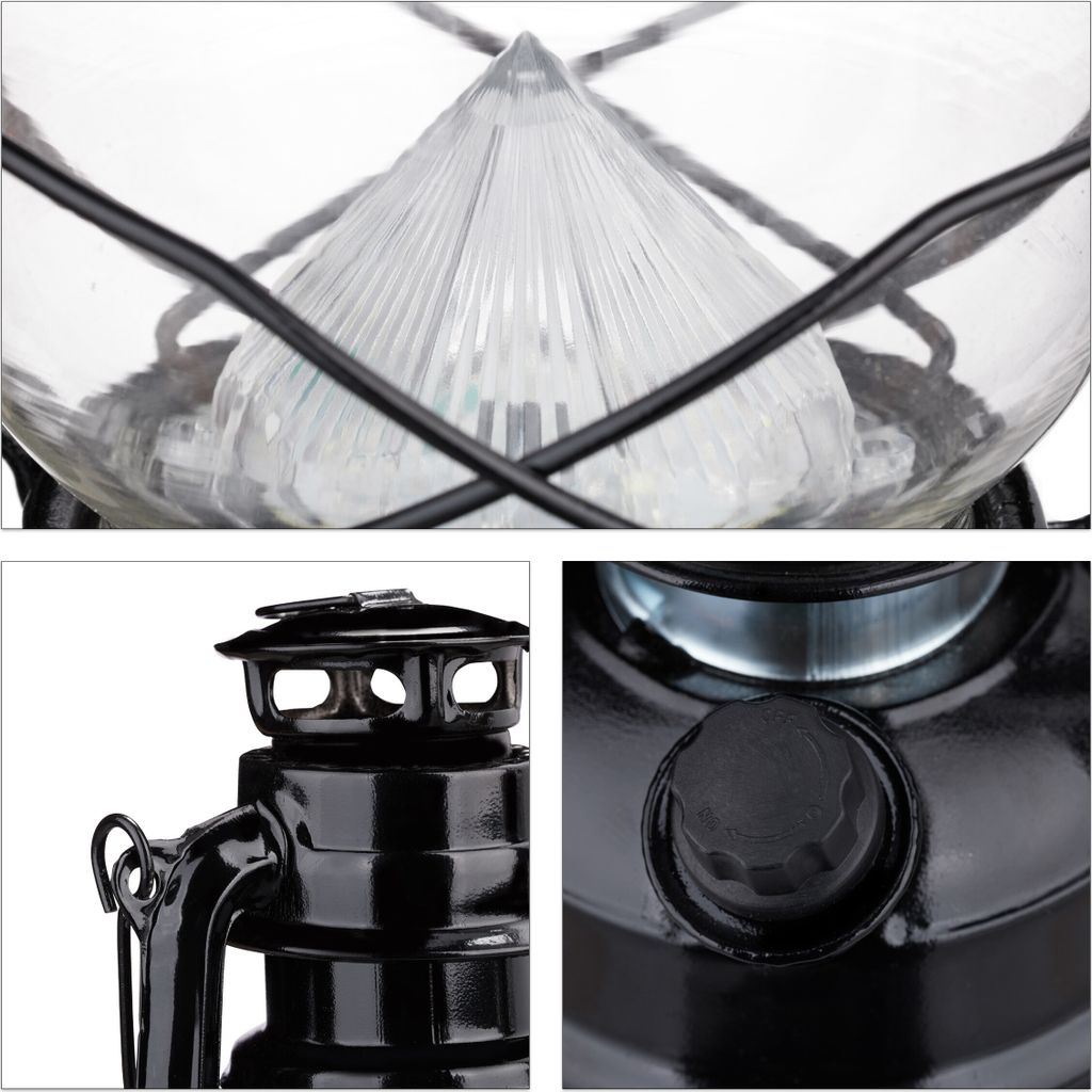 relaxdays Sturmlaterne LED Produktbild 9