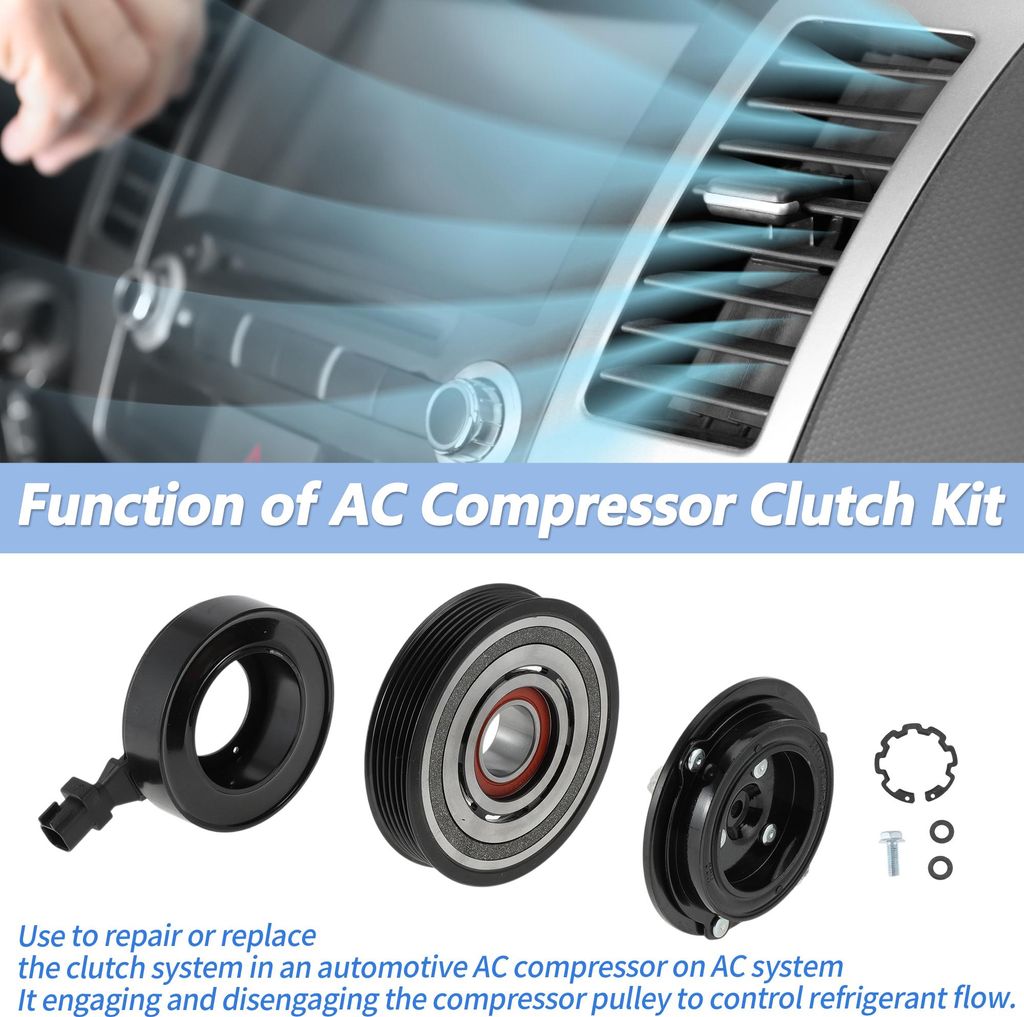 Klimaanlage AC Kompressor Kupplungssatz für Chrysler 300 2011-2013 für Dodg Chjedenger Durango 2011-2014 für Jeep Grand Cherokee 2011-2016 AC Ko...