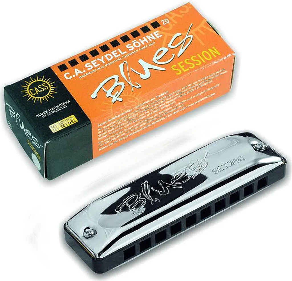 Harmonica Seydel Blues Session Standard en Do avec Sommier Ergonomique