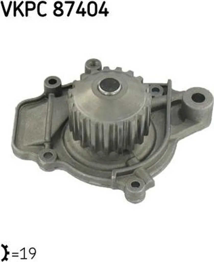Évitez la surchauffe avec la Pompe à eau SKF VKPC 87404 pour Civic