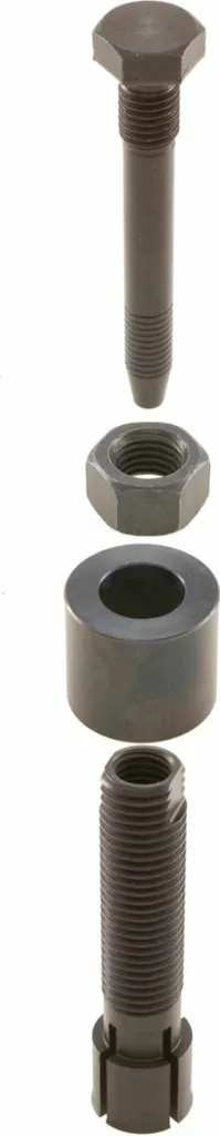 Palier d'extracteur SIP robuste 25/50 mm - Lot de 4 pièces en acier