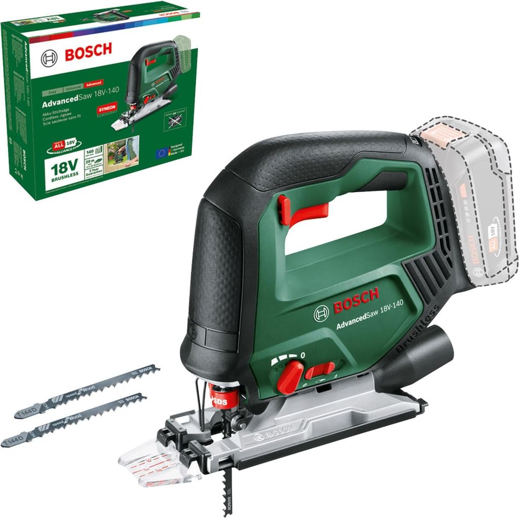 Scie sauteuse sans fil AdvancedSaw 18V-140 Image du produit 