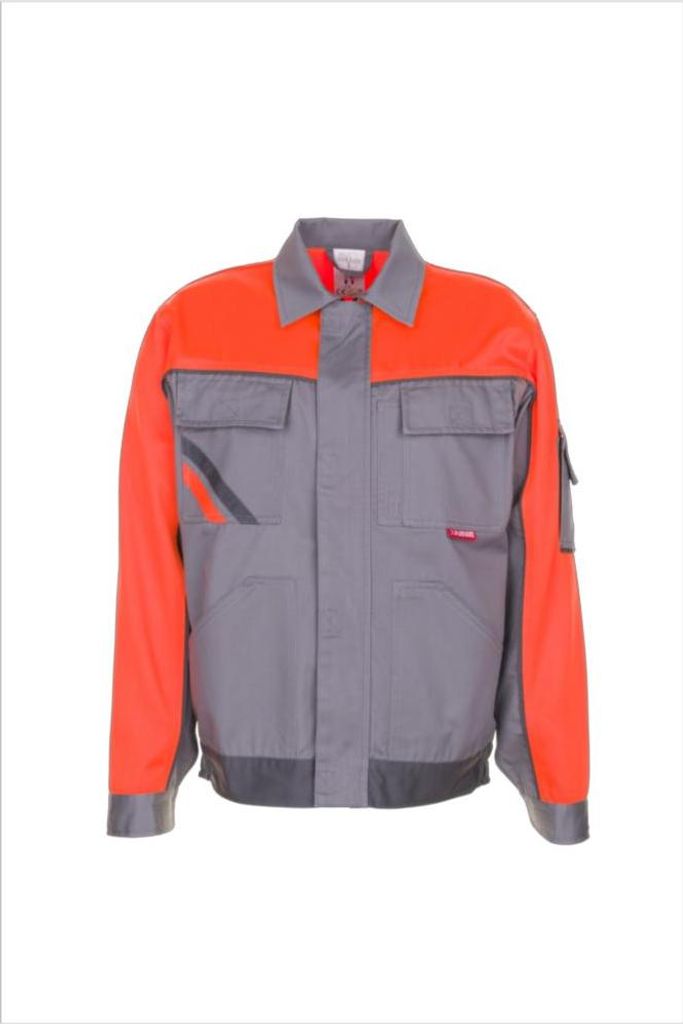 Planam Bundjacke Visline V1, Gr. 28 zink/orange/schiefer