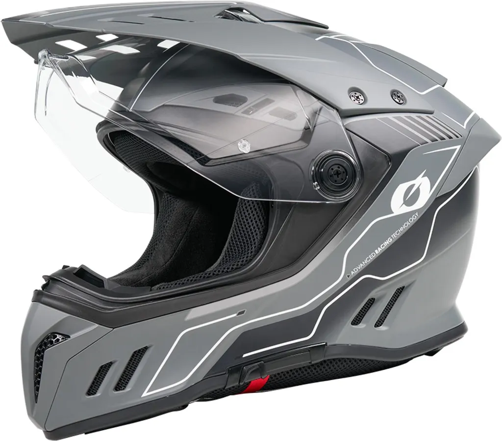 Casque Oneal Sierra II R Echo Noir Gris Taille S - Casque Moto Dual Sport