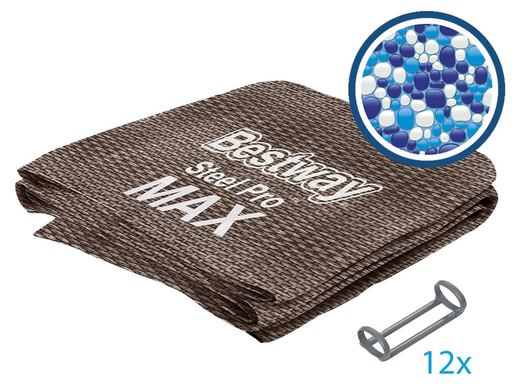 Ersatzteil Poolfolie für Steel Pro MAX 366x100cm, rund - Produktbild 