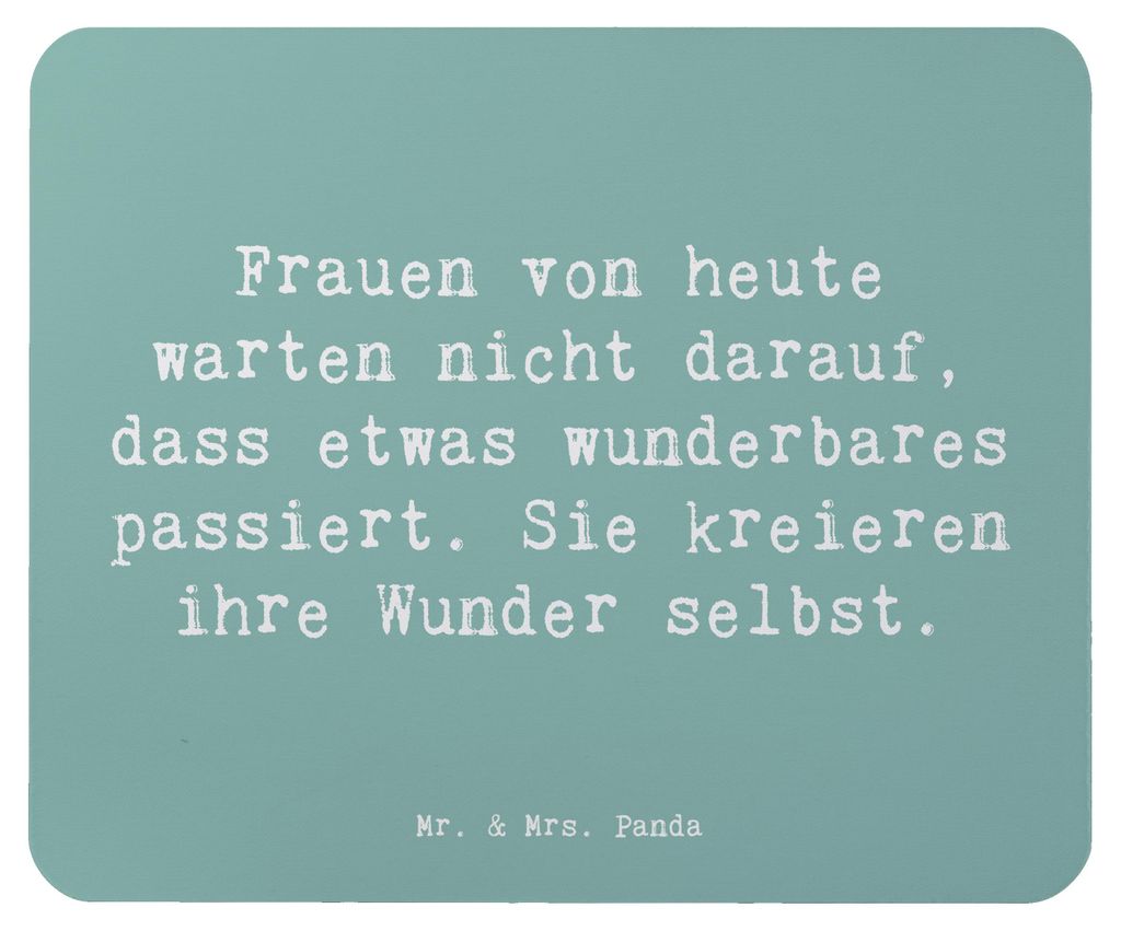 Mr. & Mrs. Panda Mousepad Spruch Hoffnung schaffen - Produktbild 