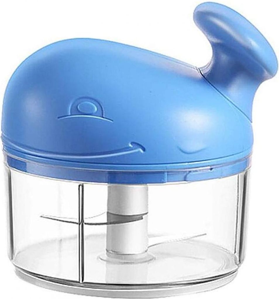 Manueller Mini-Zerkleinerer für Knoblauch und Gemüse