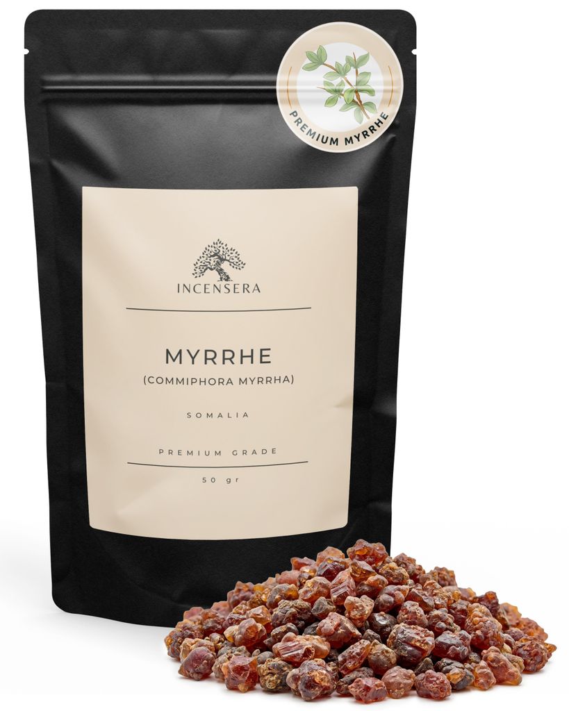 Incensera Myrrhe zum Räuchern, 50 gr, Baumharz, Myrre, Produktbild 