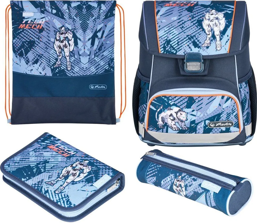 Zaino Herlitz Loop Plus Tech Mech 400197536 - Cartella Scuola Ergonomica