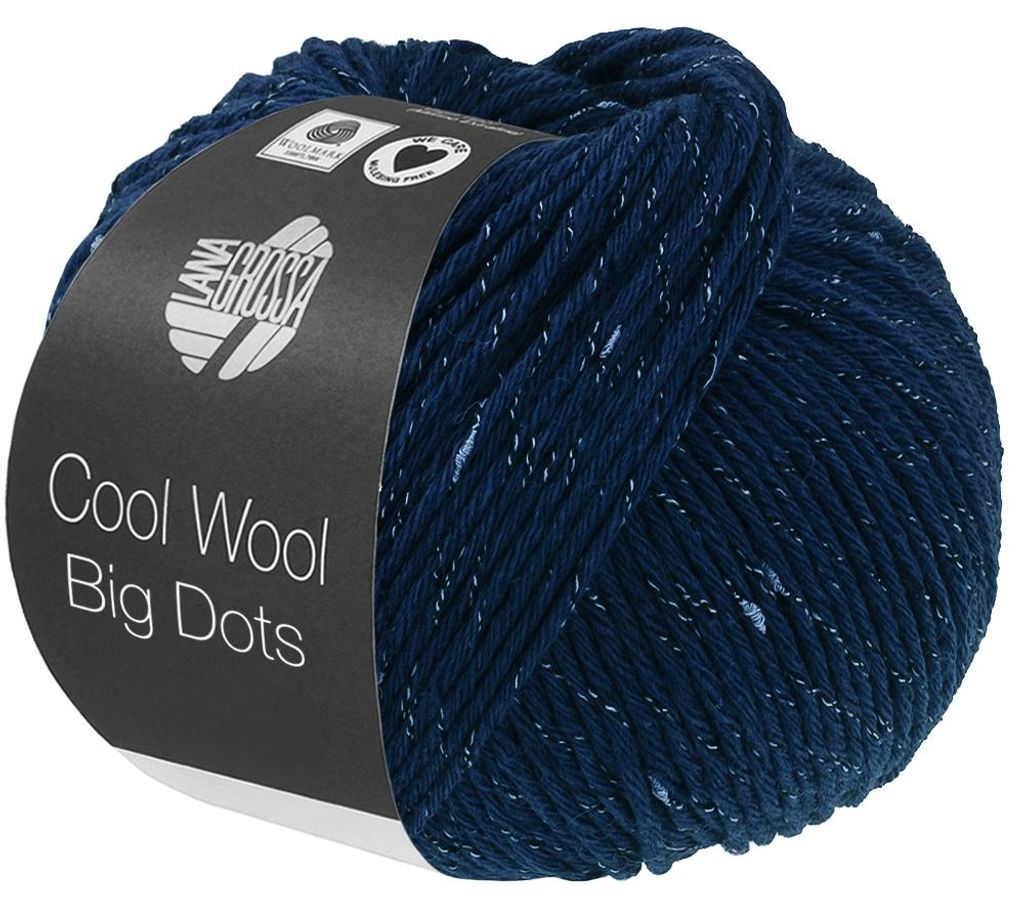 Lana Grossa COOL WOOL BIG DOTS 50 g Merinoklassiker mit Produktbild 