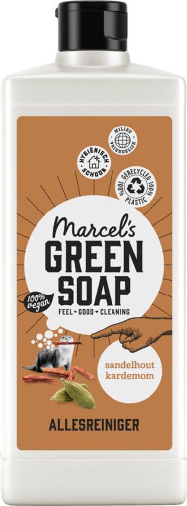 Marcel's Green Soap - Allzweckreiniger - Sandelholz & Kardamom - Natürlich & Wirksam - 750 ml - 1 Stück